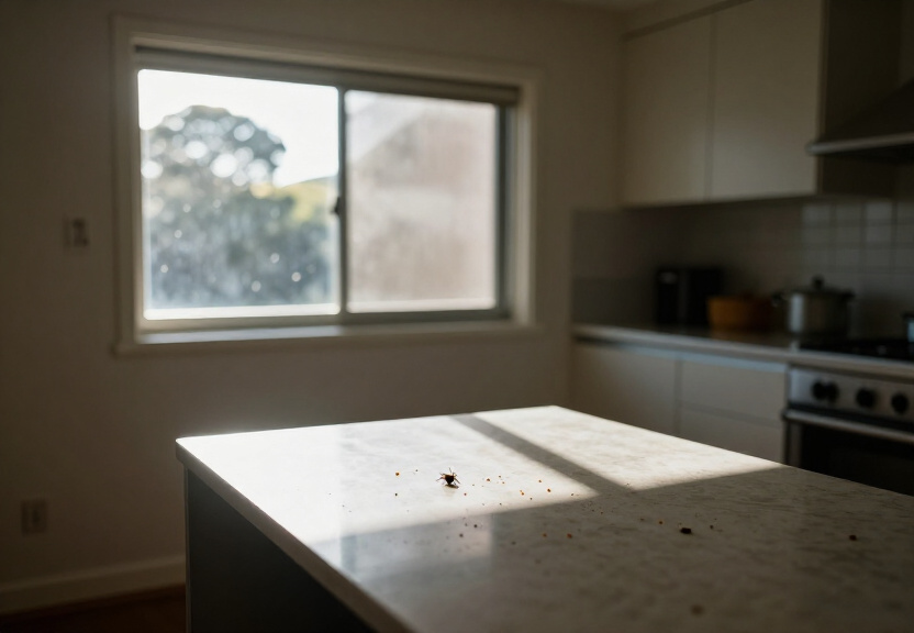 Rodent droppings and damage in a Sydenham apartment storage area